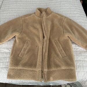 ALO Yoga Tan Teddy Sherpa Jacket